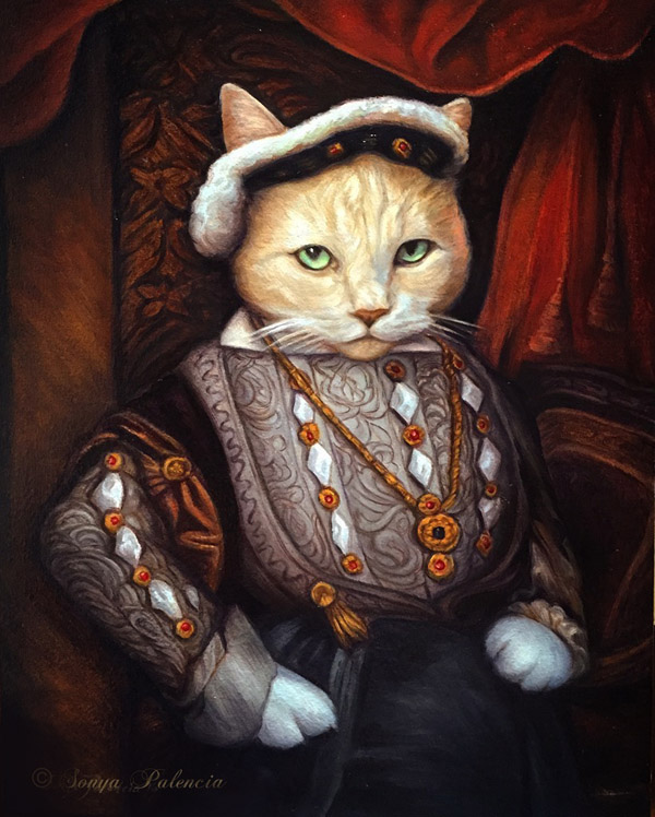 Royal Cat Painting at PaintingValley.com | Explore collection of Royal ...