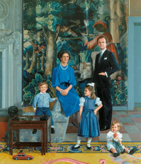 480x556 John E - Royal Family Painting