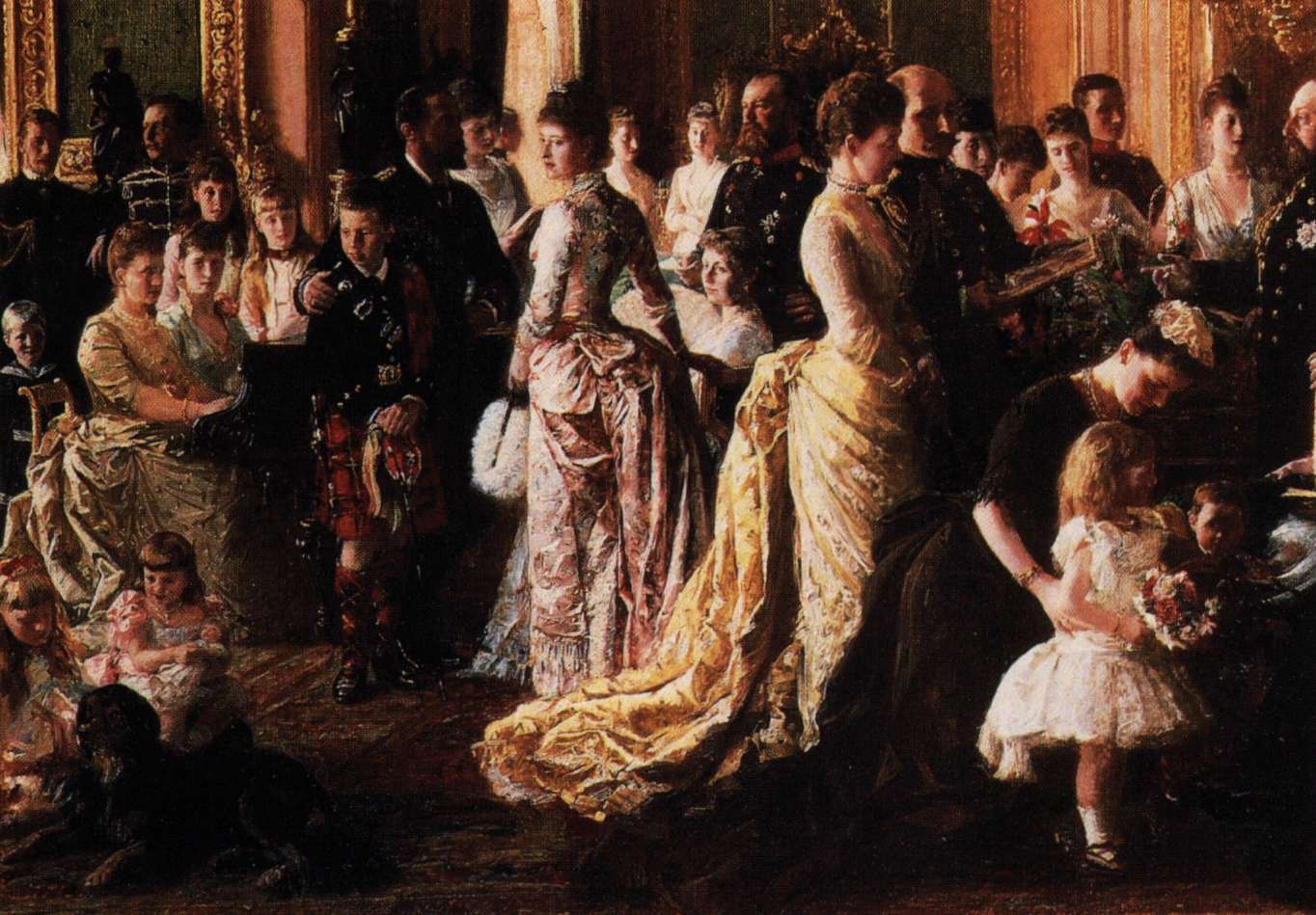 1364x949 The Royal Family - Royal Family Painting