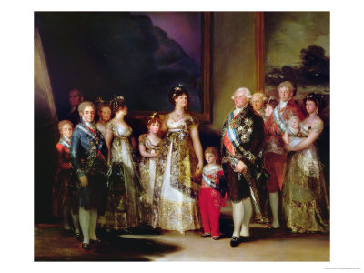 400x300 Charles Iv Of Spain And His Family By Francisco De Goya - Royal Family Painting