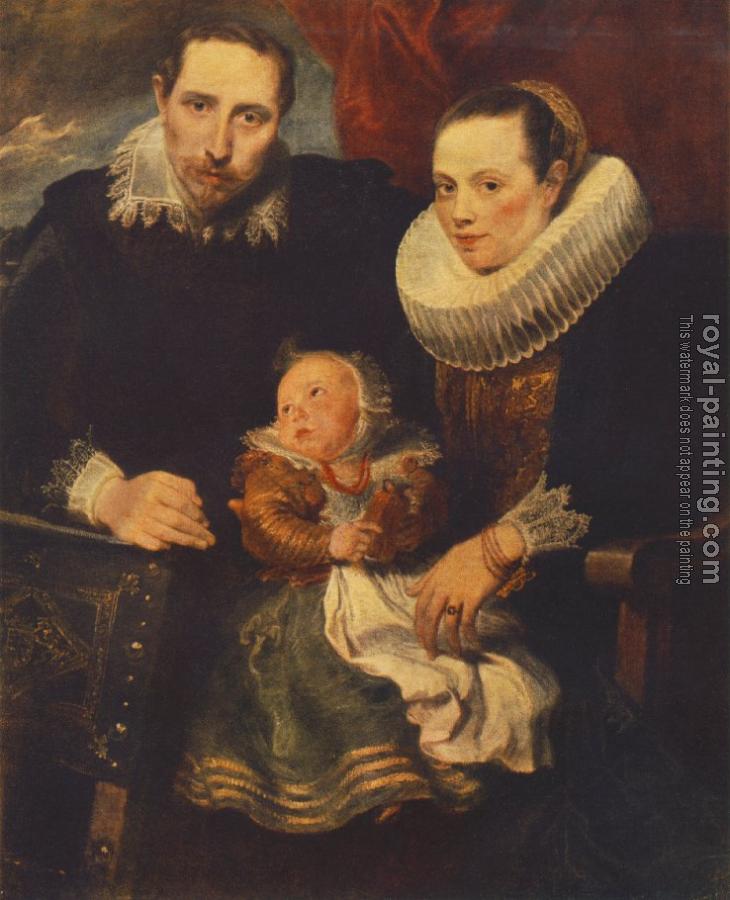 730x900 Family Portrait Ii By Anthony Van Dyck Oil Painting Reproduction - Royal Family Portrait Painting