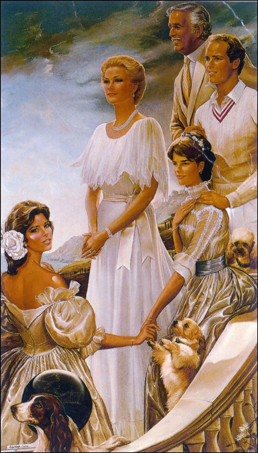 900x1577 Palm Beach Van Dyck - Royal Family Portrait Painting