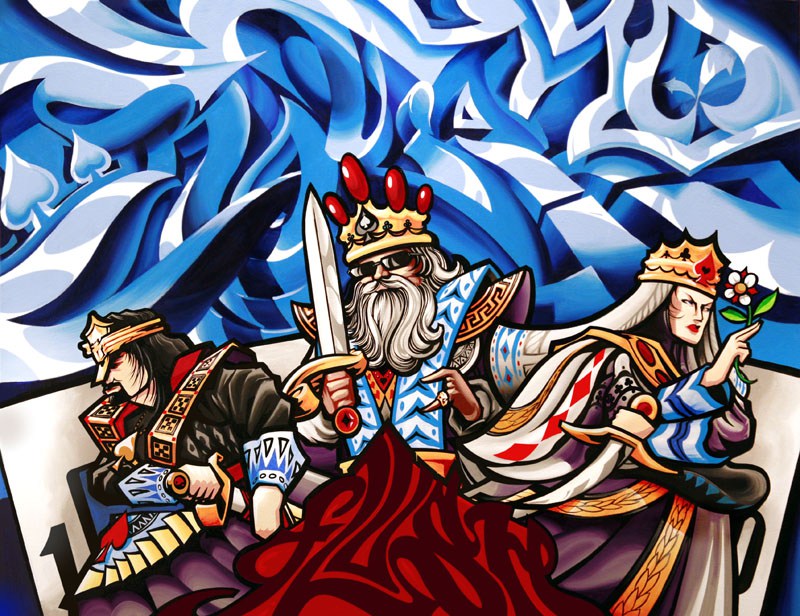 800x616 Royal Flush - Royal Flush Painting