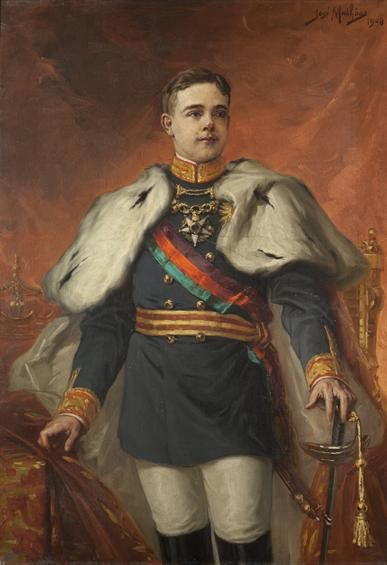 387x565 King Manuel Ii, Painted In 1908 By Malhoa - Royal King Painting