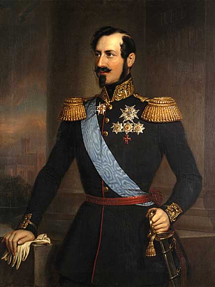 435x580 King Oscar I (1799 1859) - Royal King Painting