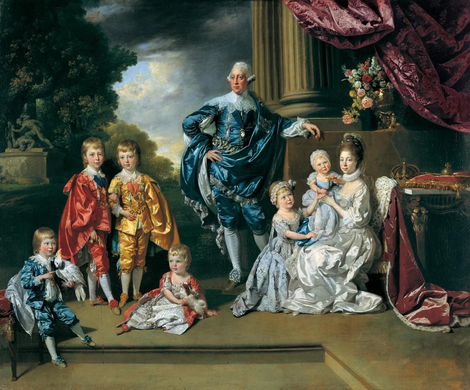 1500x1243 The Royal Babies Of King George Iii Amp Queen Charlotte - Royal King Painting