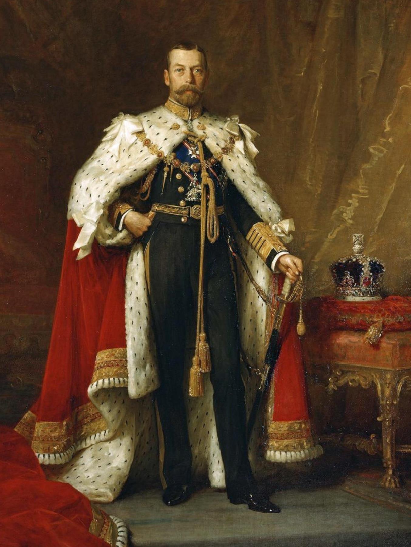 1354x1804 Fileking George V 1911 Color Crop.jpg - Royal King Painting