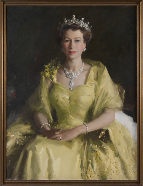475x614 Queen Elizabeth Ii - Royal Painting