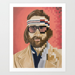 264x264 Royal Tenenbaums Art Prints Society6 - Royal Tenenbaums Painting