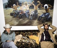 236x197 He's Taken Off His Shoes, One Of His Socks And He Appears To Be - Royal Tenenbaums Painting