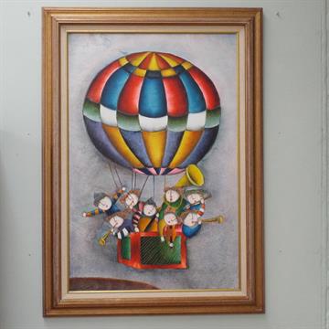 360x360 J Roybal Large Contemporary Oil On Canvas Painting Band - Roybal Painting