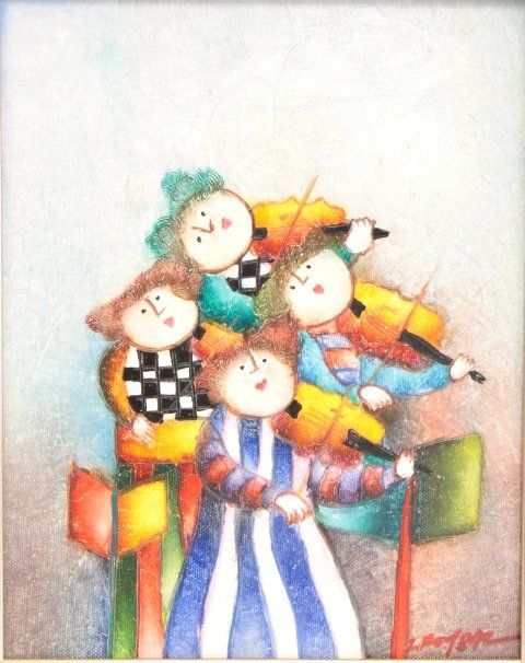 480x606 Pair Paintings By Joyce Roybal - Roybal Painting