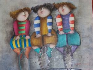 300x225 Vintage Joyce Roybal Art - Roybal Painting