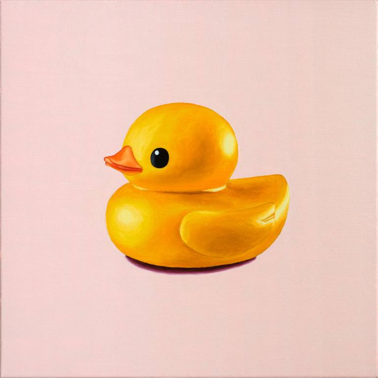 770x770 Saatchi Art Rubber Duck Painting By Oleksandr Balbyshev - Rubber Duck Painting