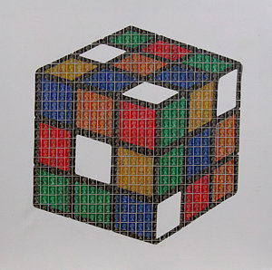 300x298 Rubik Cube Paintings Pixels - Rubiks Cube Painting