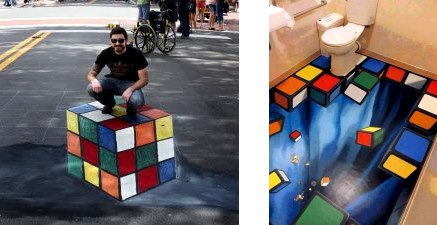 437x225 The Rubik's Cube In Art - Rubiks Cube Painting