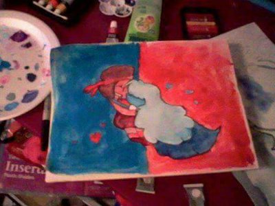 400x300 Ruby And Sapphire Painting By Espeon9488 - Ruby Painting