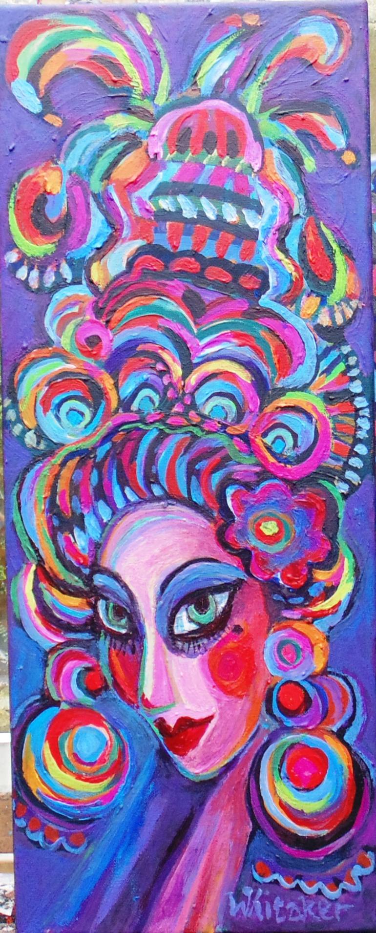 770x1910 Saatchi Art Ruby Painting By Dorothy Whitaker - Ruby Painting