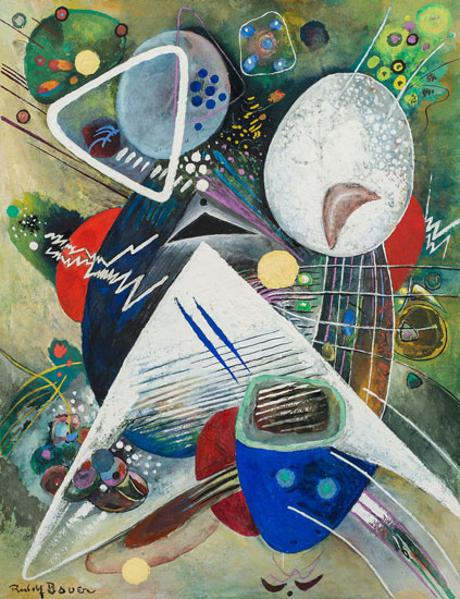 423x550 Rudolf Bauer - Rudolph Painting