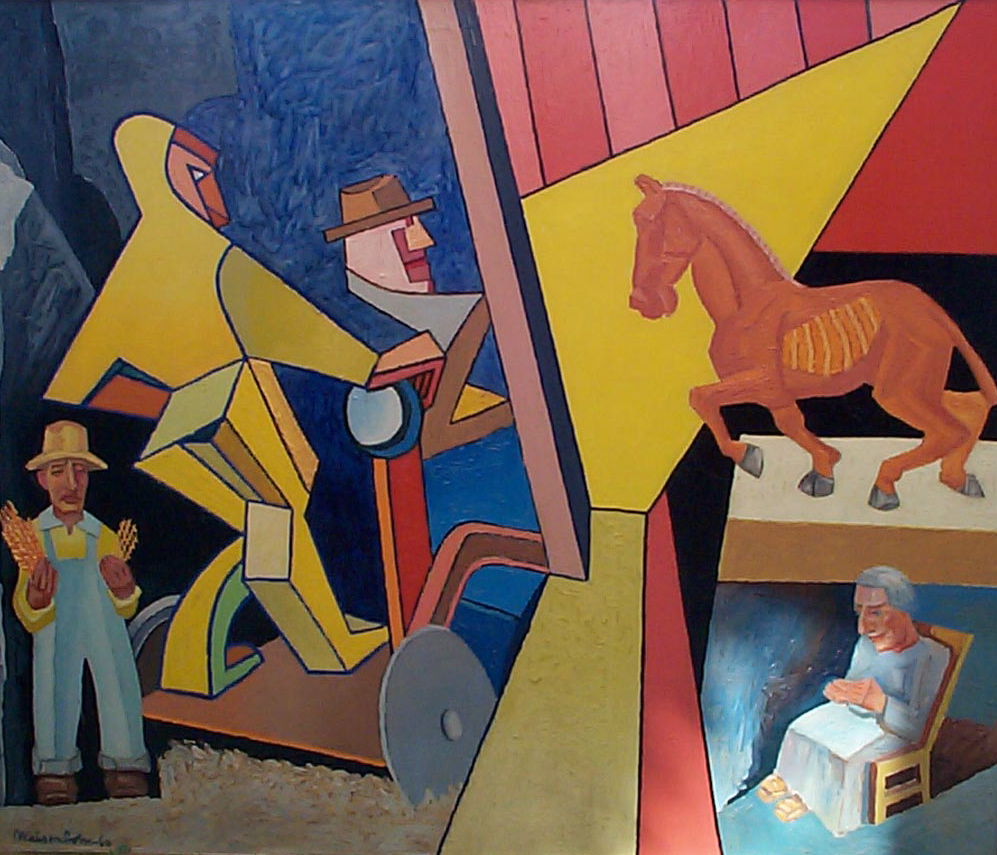 997x855 Rudolph Weisenborn Michael Greany Fine Art - Rudolph Painting