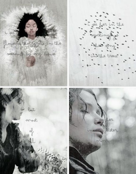 577x739 Best Hunger Games Images By Skye Jackson - Rue Painting