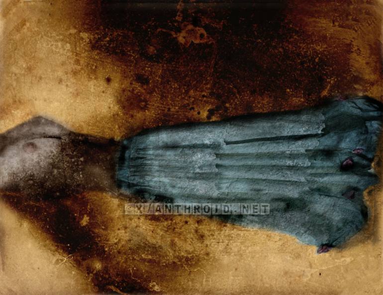 770x592 Saatchi Art Ophelia's Rue Painting By X Cathedra - Rue Painting