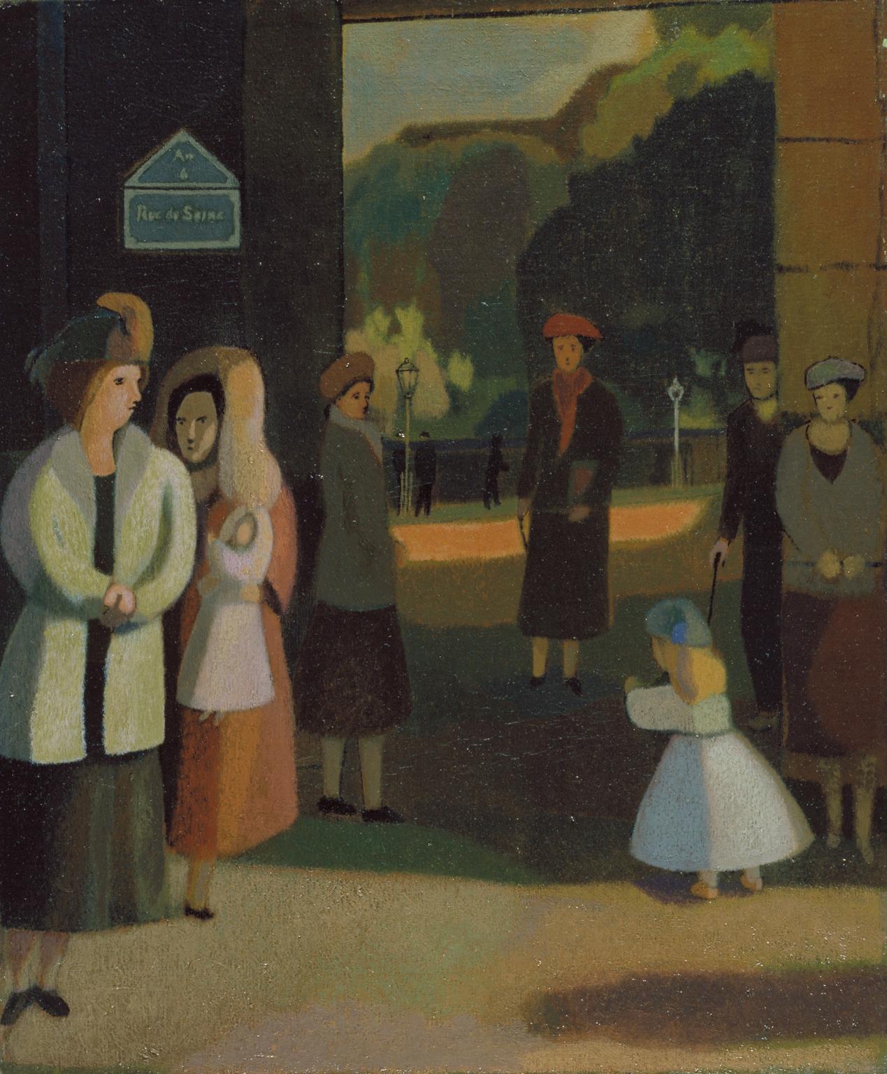 1269x1536 Under Arches, Rue De Seine', John Dodgson, 1950s Tate - Rue Painting