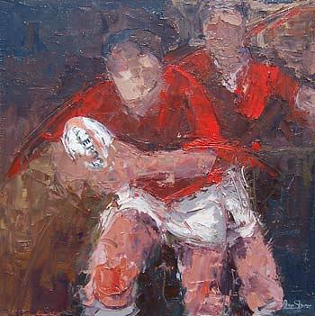 350x351 Feel The Passion Return Journey Ltd Edition Canvas Rugby Prints - Rugby Painting