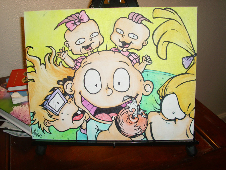 900x675 Rugrats Watercolor Original By Ashgutz - Rugrats Painting