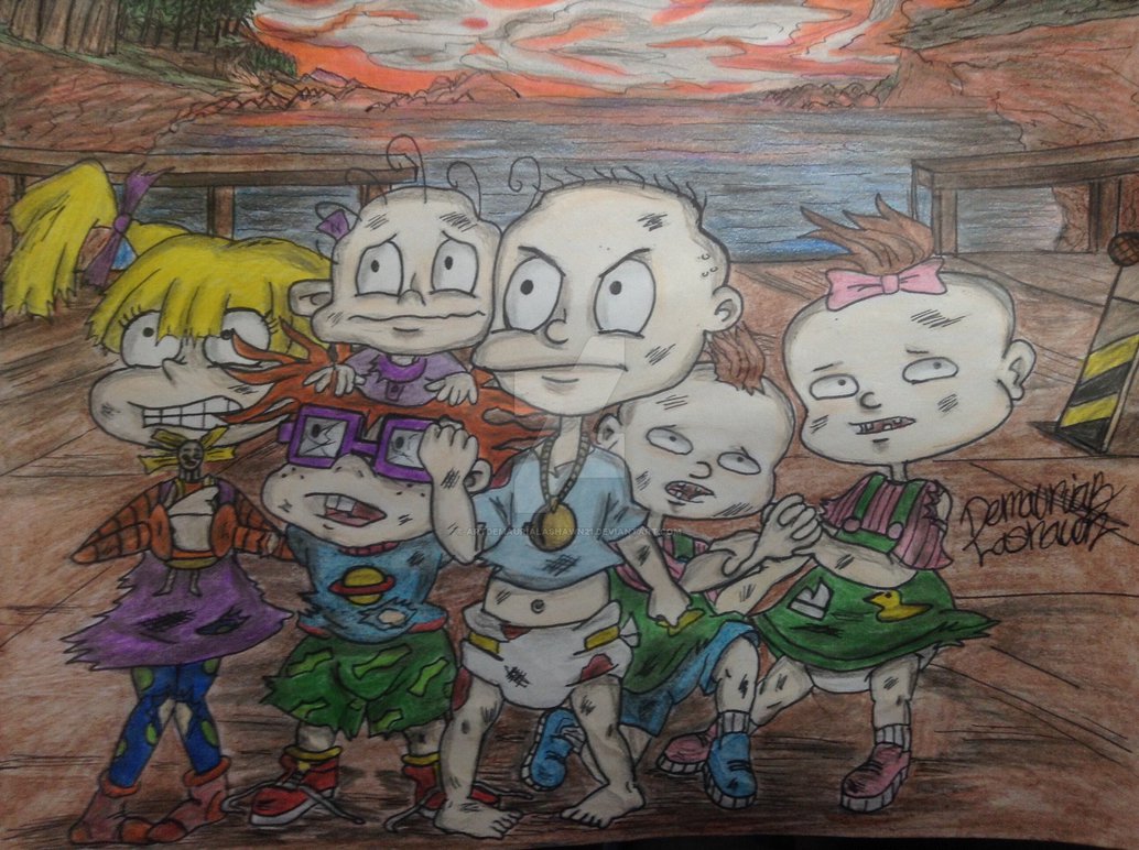 1034x772 Rugrats Movie Dlb Final Art Complete By Artdemaurialashawn21 - Rugrats Painting