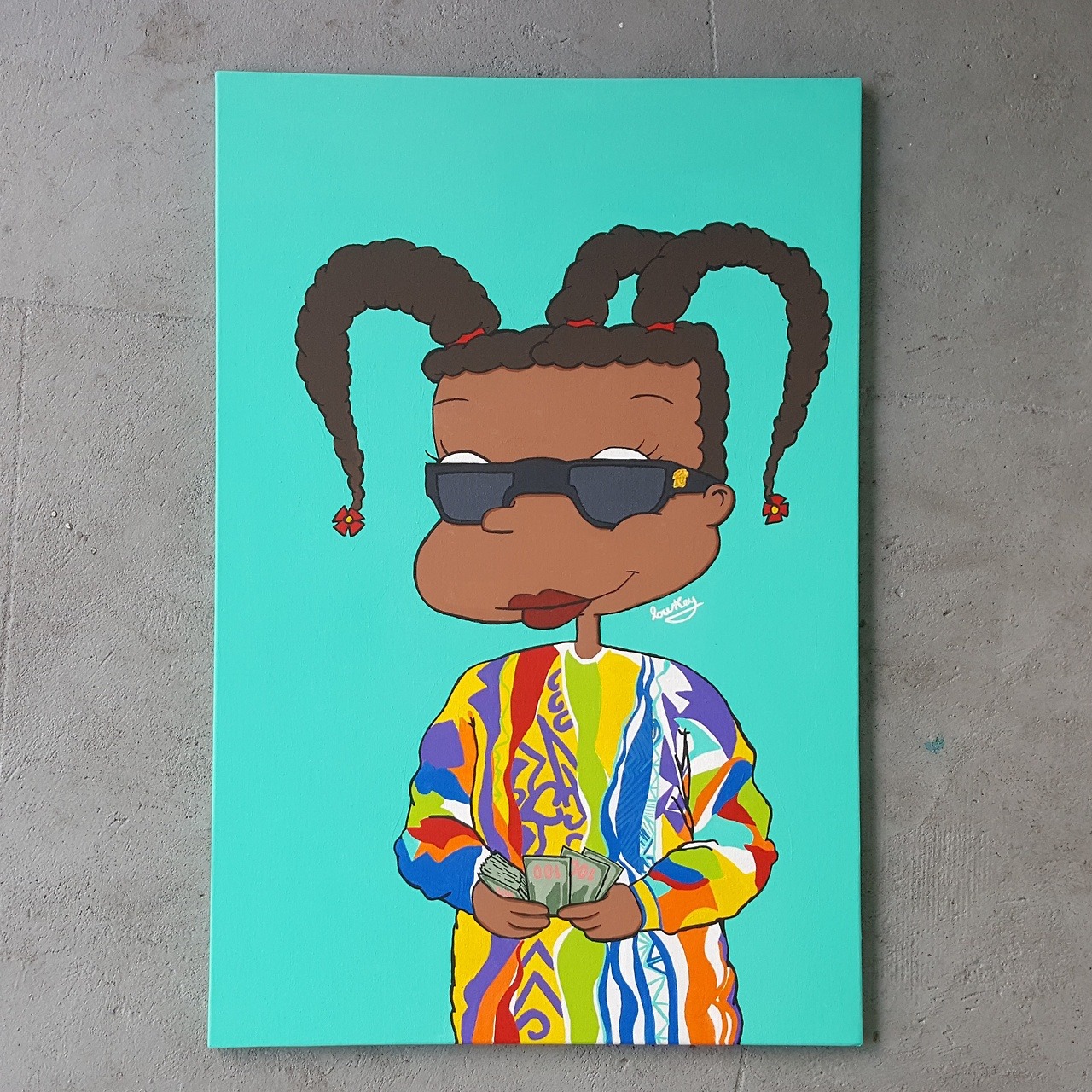1280x1280 Lowkey + Art - Rugrats Painting