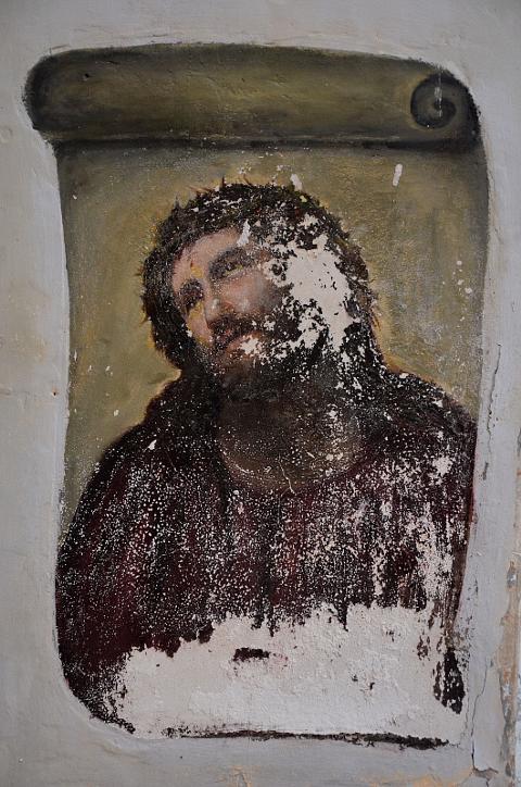 480x724 Jesus Christ Fresco Painting Ruined By Botched Restoration Attempt - Ruined Painting