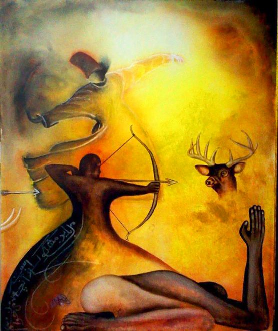 555x660 Rumi - Rumi Painting