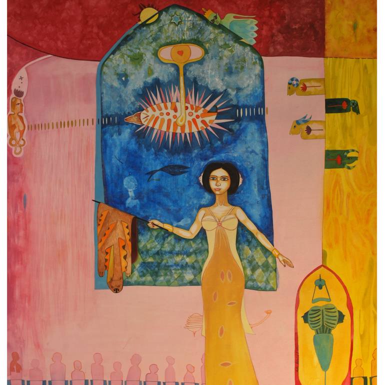 770x770 Saatchi Art Homage To Rumi Painting By Aadhi Vishal - Rumi Painting