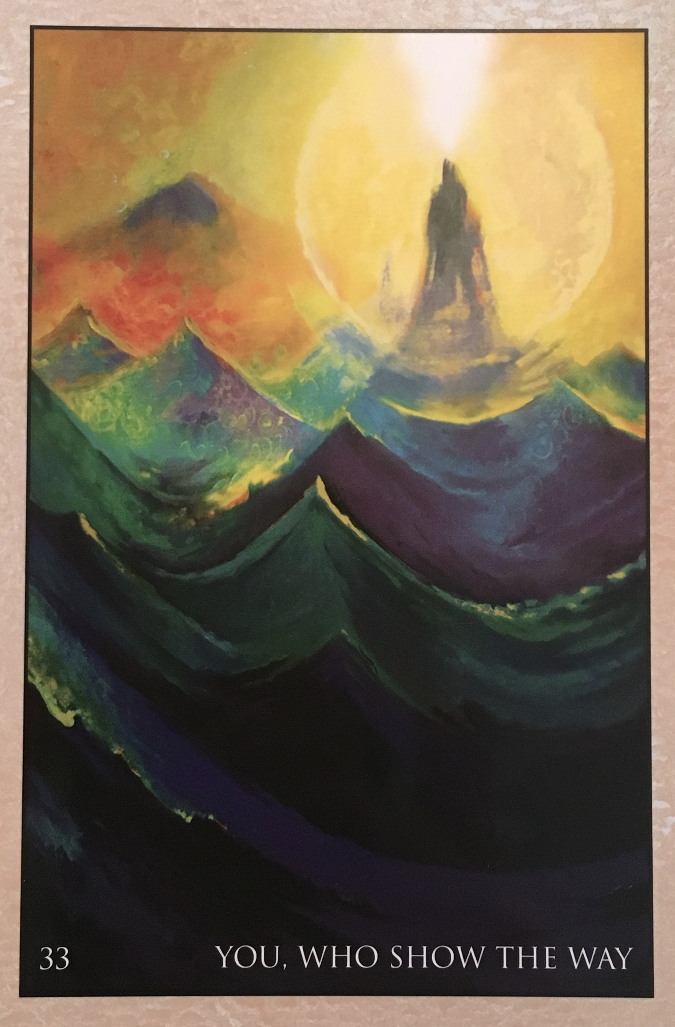 2233x3394 You, Who Show The Way Archangel Oracle ~ Divine Guidance - Rumi Painting