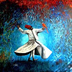 236x236 Let Yourself Become Living Poetry. Rumi Rumi's Love Quotes - Rumi Painting