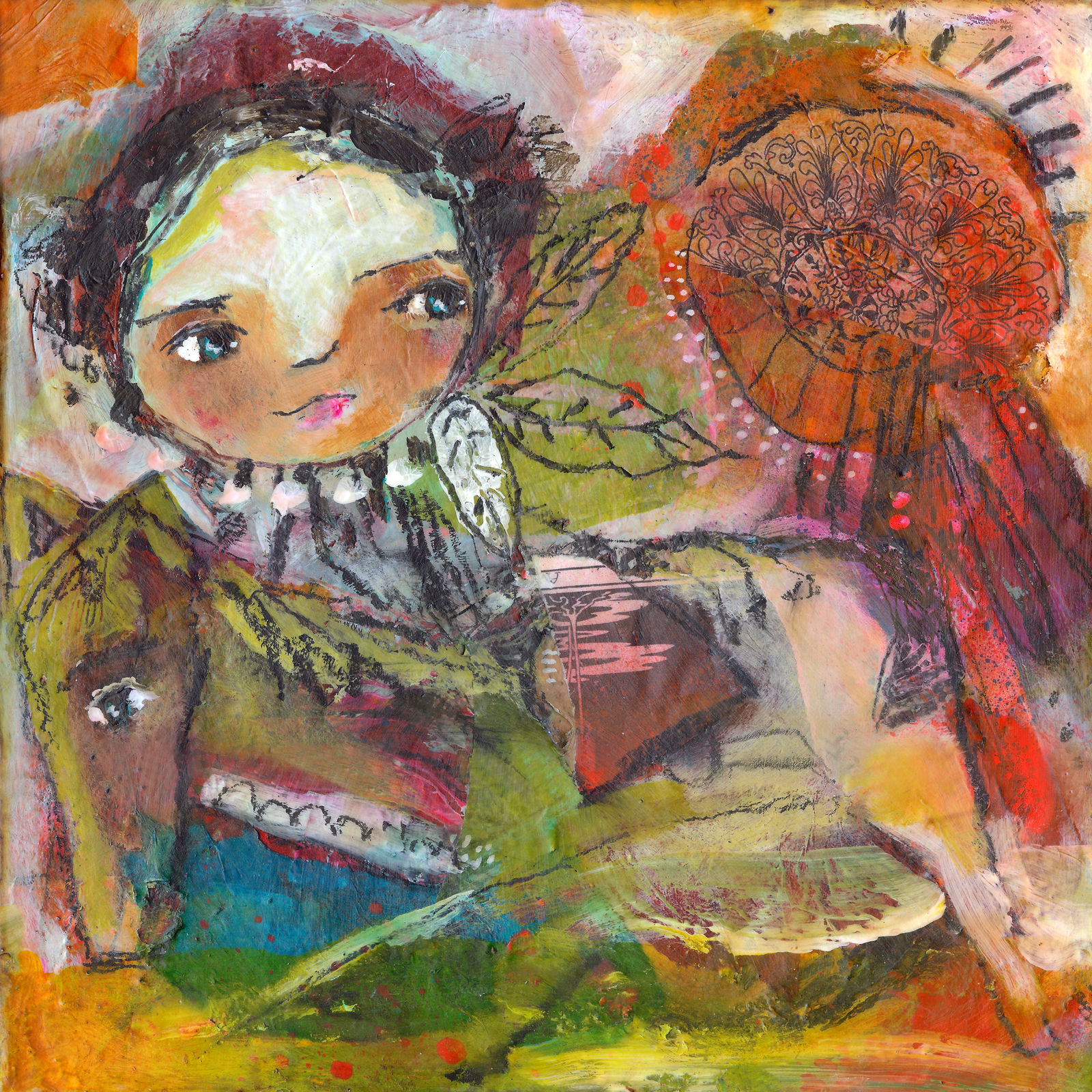 1600x1600 Run With The Wind A New Painting Juliette Crane - Run Painting