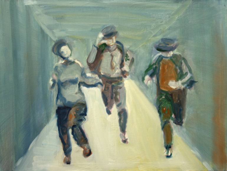 770x579 Saatchi Art Run Painting By Ewa Jaros - Run Painting