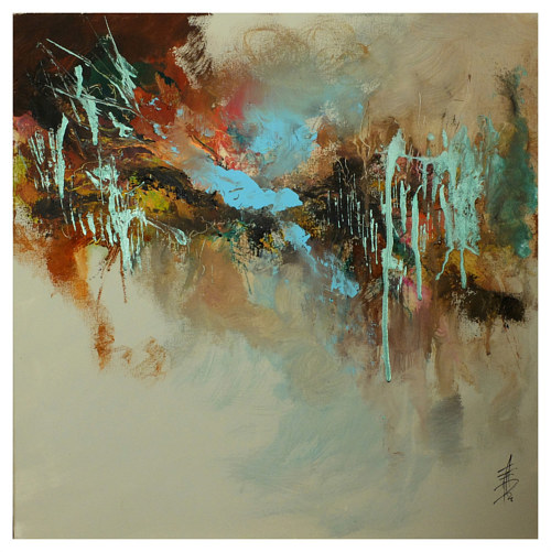 500x501 Sweeping, Soft Artworks Painting By Anne Farrall Doyle - Run Painting