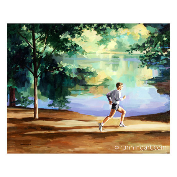 600x600 Trail Run - Run Painting