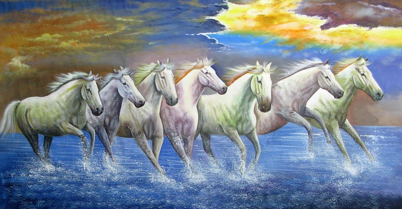 1280x667 Buy Magnificent Run By Community Artists Group@ Rs. 6990. Code - Run Painting