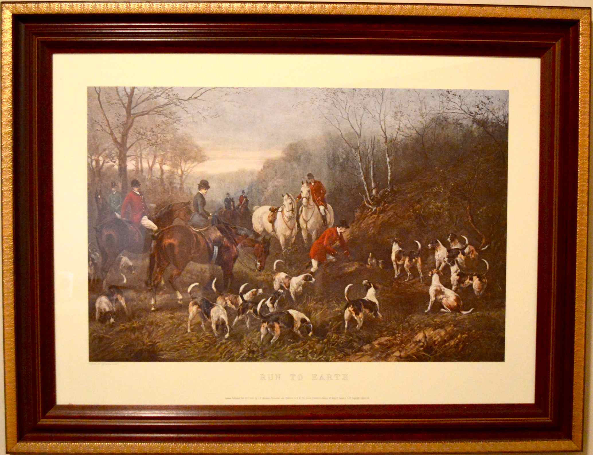 2068x1589 Run To Earth Print After Heywood Hardy Ebth - Run To Earth Painting