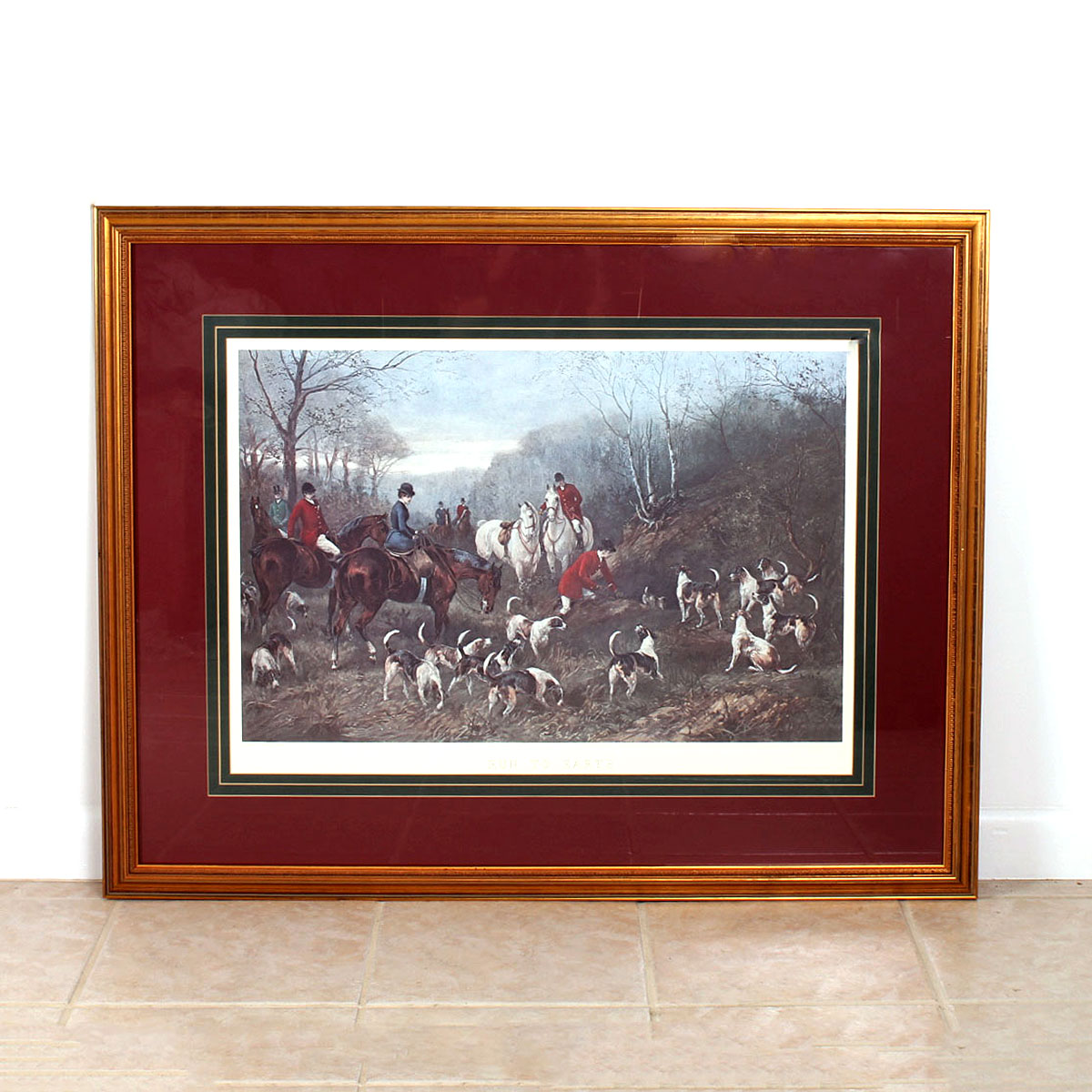 1200x1200 Heywood Hardy Offset Lithograph Run To Earth Ebth - Run To Earth Painting