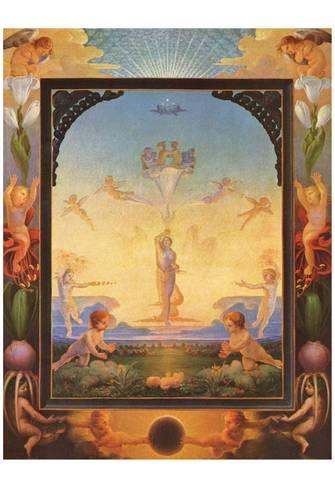 335x488 Philipp Otto Runge (The Morning) Art Poster Print Prints - Runge Painting