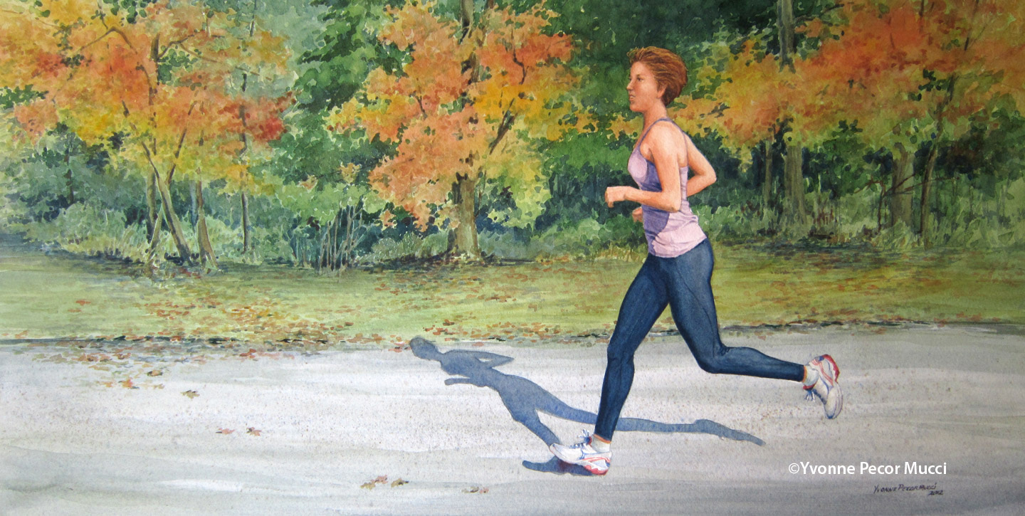 1440x725 Training 26.2 Yvonne Pecor Mucci - Runner Painting