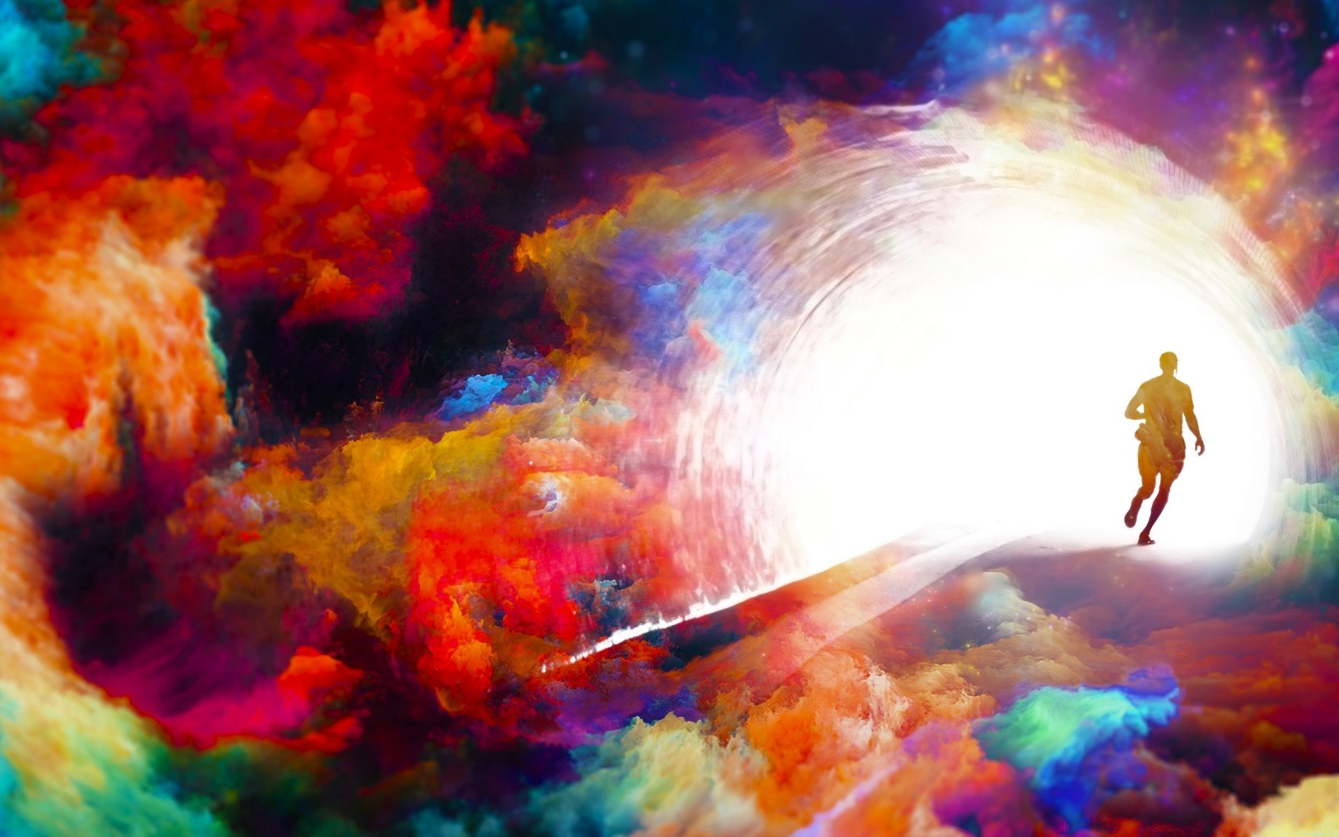 1920x1200 The Running Man. Android Wallpapers For Free. - Running Man Painting