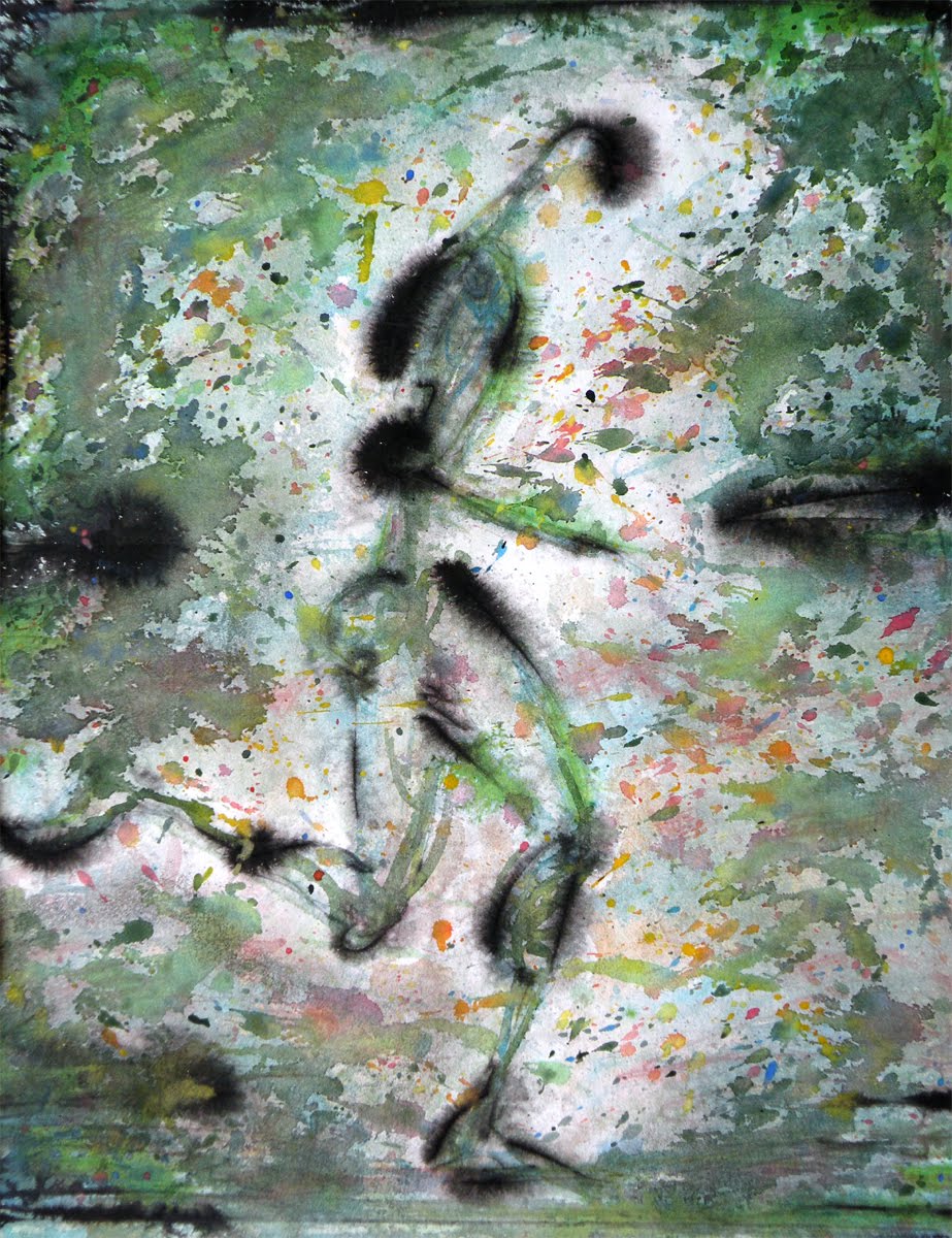 923x1200 Painting Page 3 Grubbs Artist Art Blog - Running Man Painting