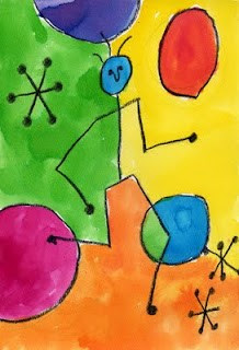 218x320 Middle Years Virtual Gallery 2012 Joan Miro - Running Man Painting