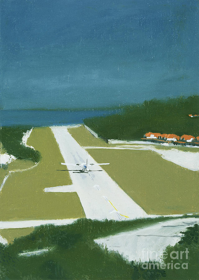 639x900 Runway Painting By Alessandro Raho - Runway Painting
