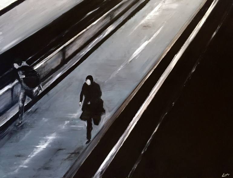 770x588 Saatchi Art Runway Painting By Ludovic Laffineur - Runway Painting